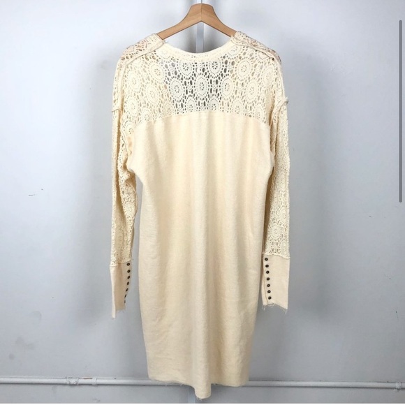 Free People Runaway Crochet duster cardigan - Picture 4 of 7